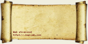 Nadja Jočanin vizit kartica